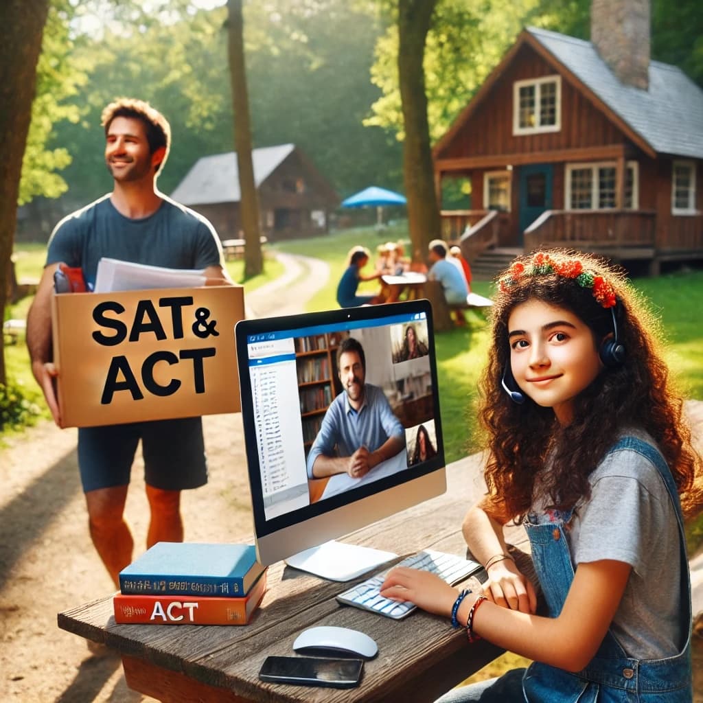 Stay Ahead with Remote, Hybrid, and In-Person Test Prep — Even from Camp!